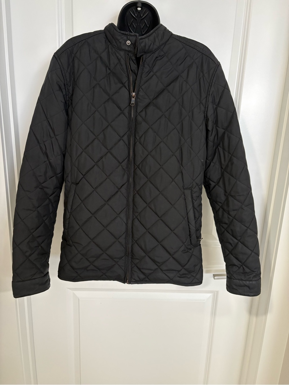 Mens Banana Republic Black Quilted Lightweight Jacket